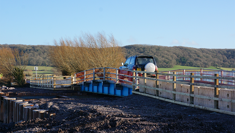 Reconnecting Somerset villages following severe flooding