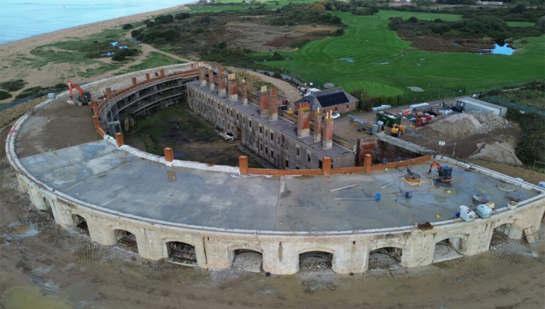 Monitoring protects 19th century grade II listed fort from modern-day action