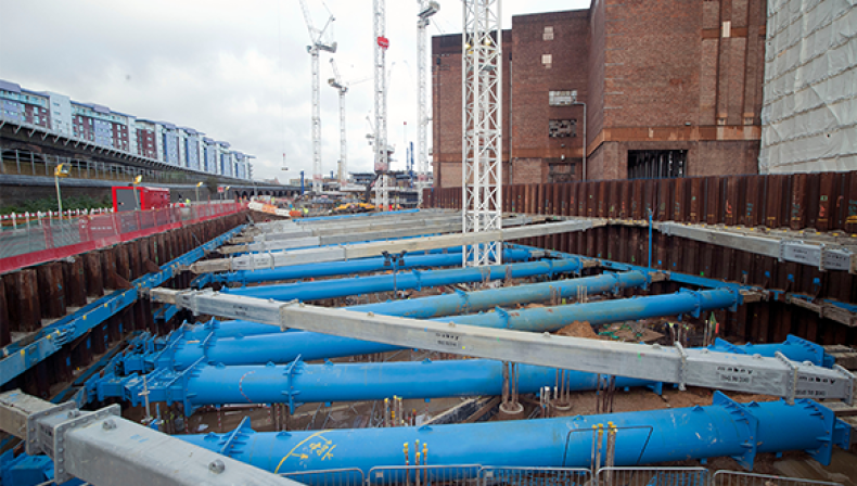 Basement construction at large new development